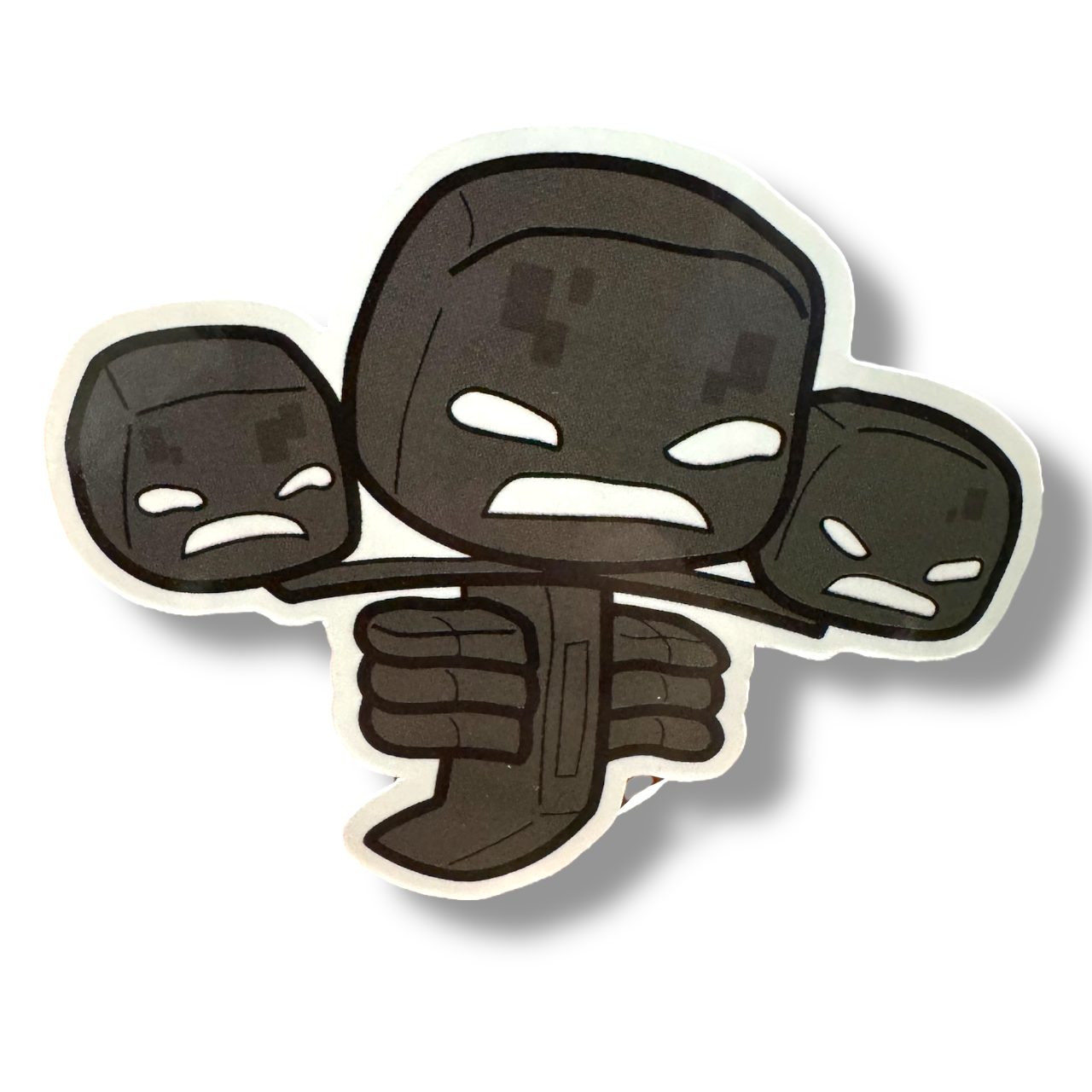 3 Headed Pixel Monster Sticker (#616)