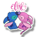 Alien Cuties Kiss Love Sticker (#1744)