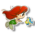 Mermaid Princess Friends Sticker (#595)