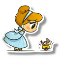 Glass Slipper Friends Sticker (#589)