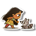 Colors of the Wind Friends Sticker (#584)