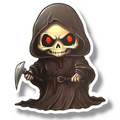Spooky Grim Reaper Sticker (#1759)