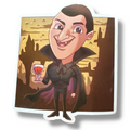 Pegatina de papá vampiro (#934)