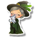 Profesor transformable con pegatina de gatito (#676)
