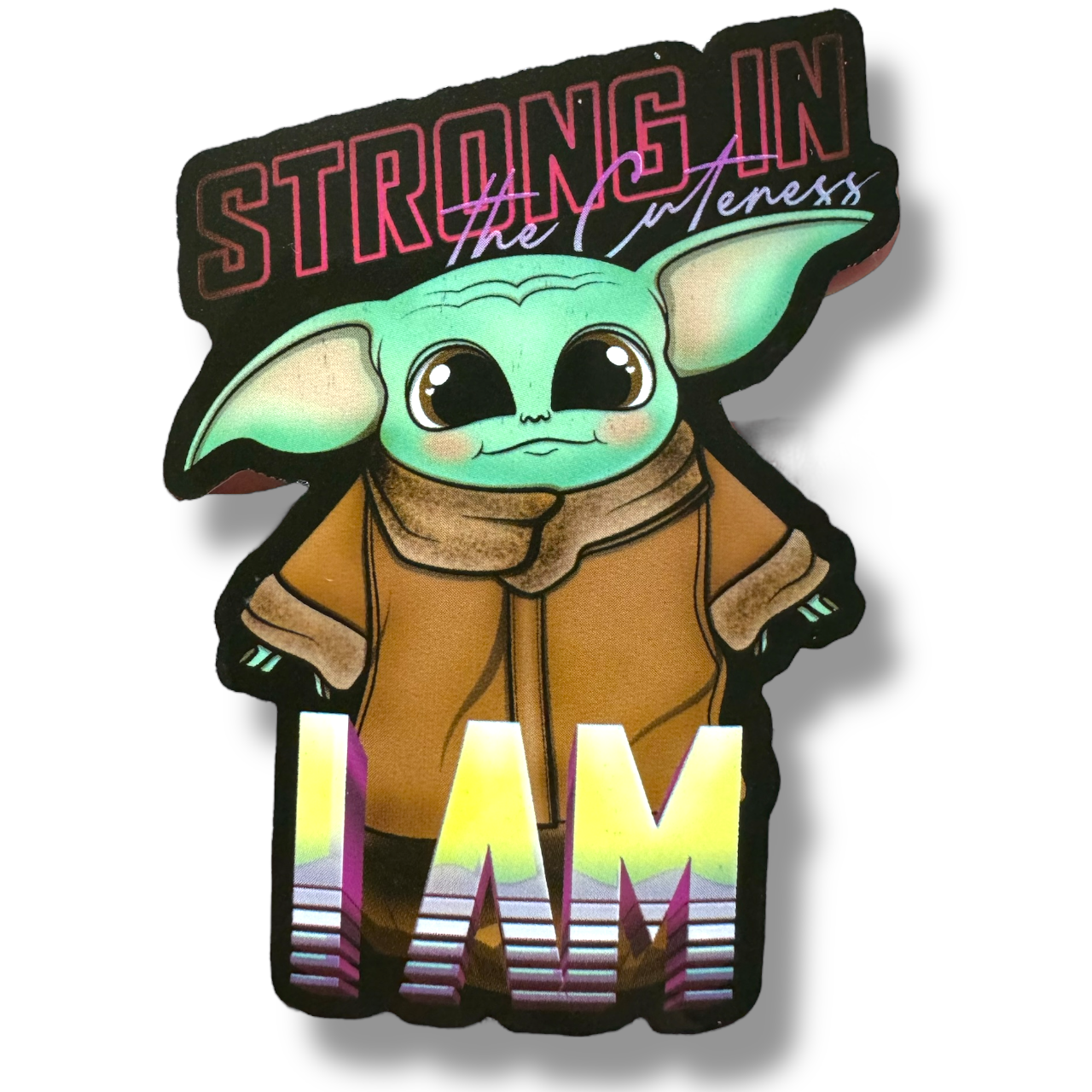 Strong in the Cuteness Sticker (#1763)