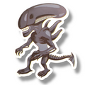Alien Sticker (G7#248)