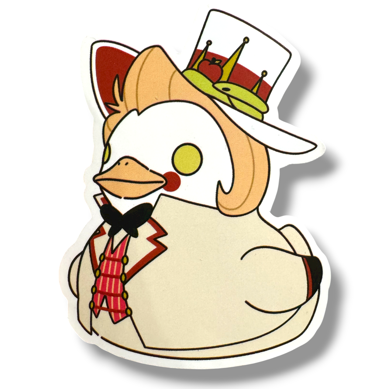 Pegatina de pato del rey del infierno HH (#1589)