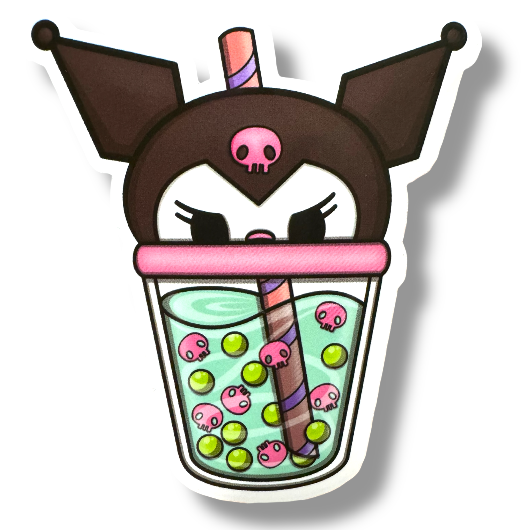 Cute Kuro Boba Sticker (#155)