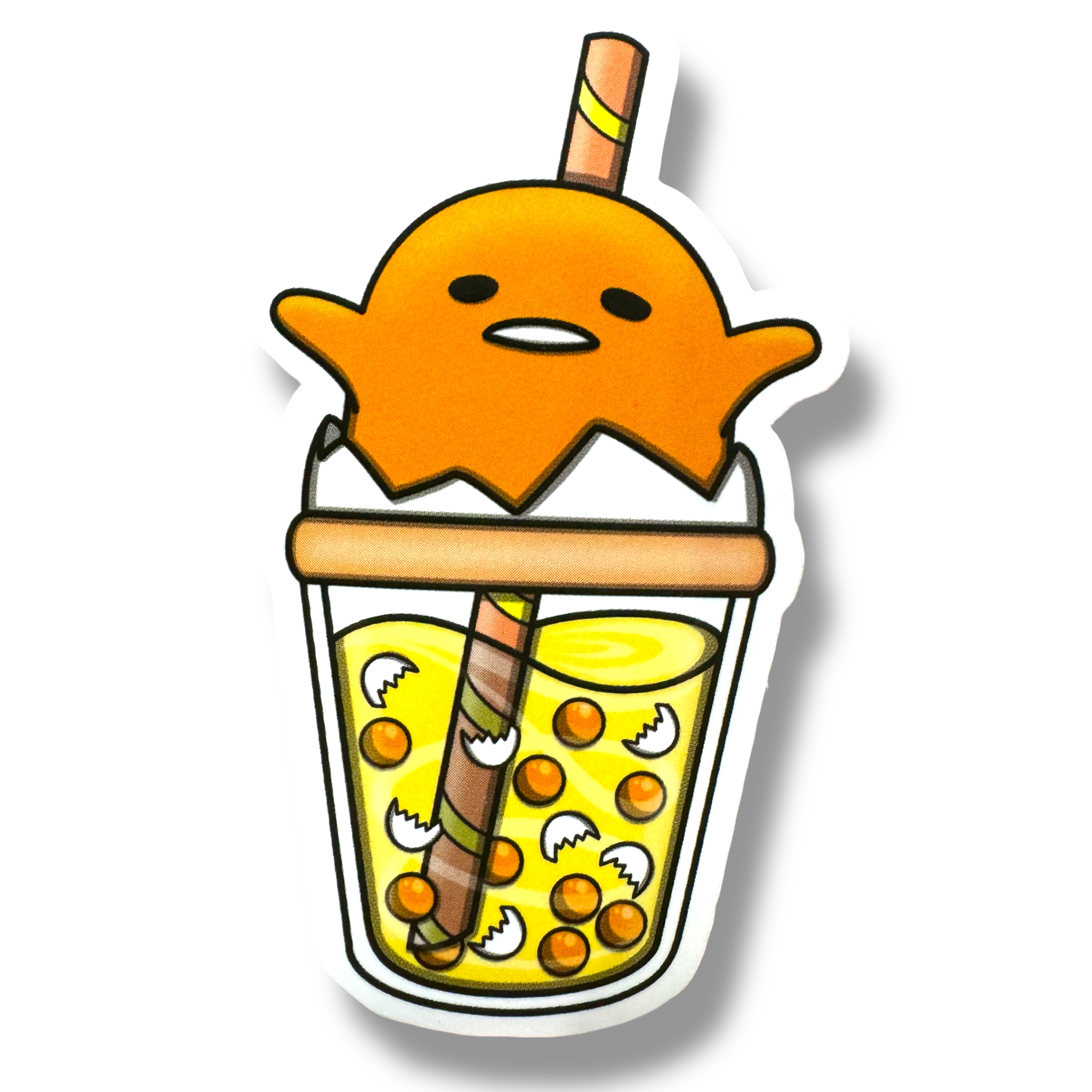 Cute Egg Boba Sticker (#159)