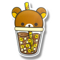 Cute Bear Boba Sticker (#168)