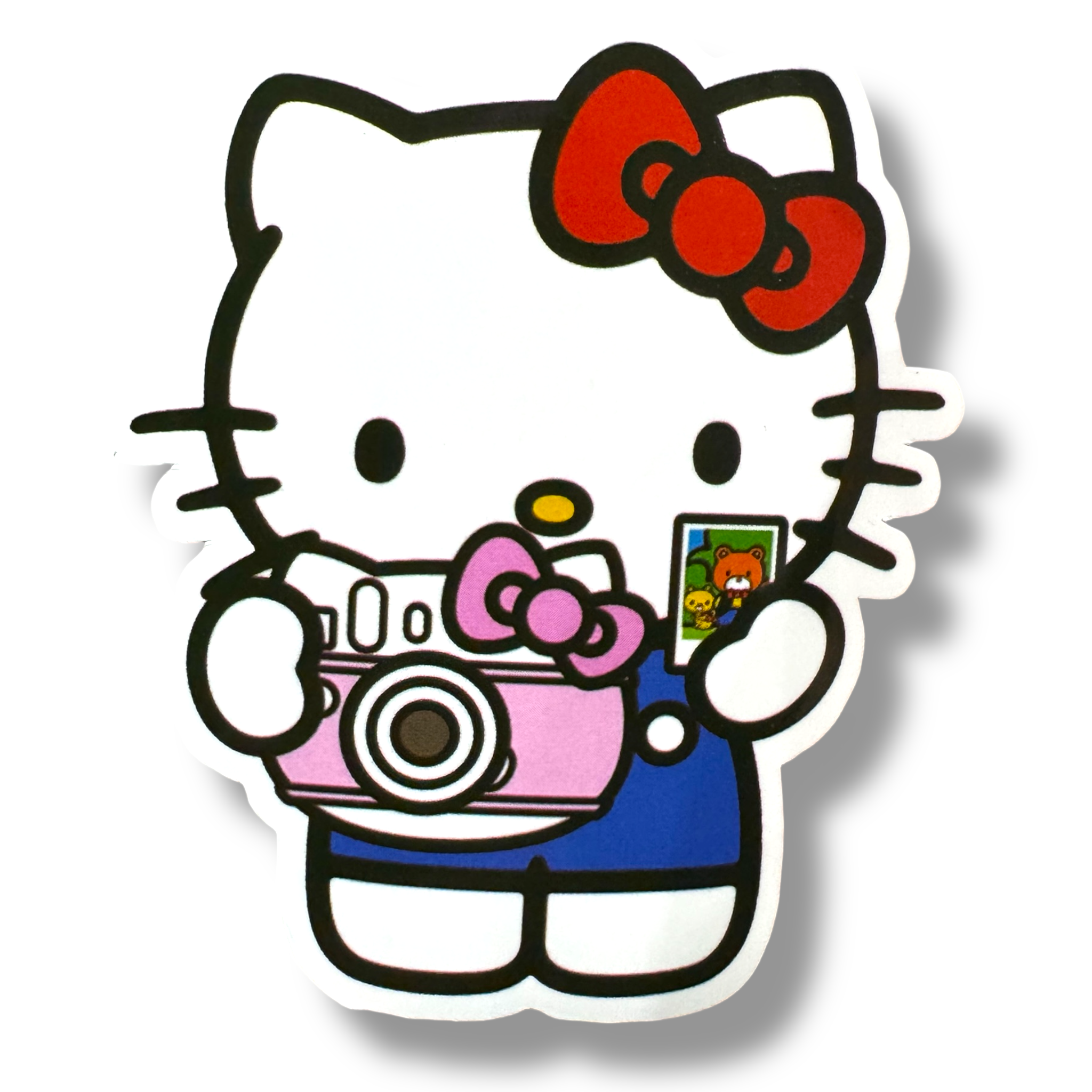 HK Kitty with Camera Sticker (#609)