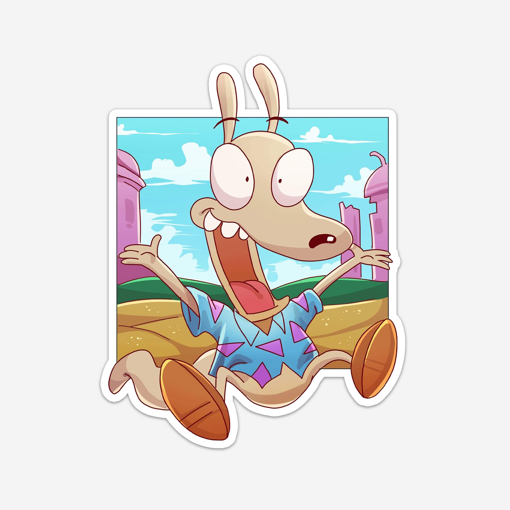 Funny Neighbor Sticker (#876) - Artistic Flavorz