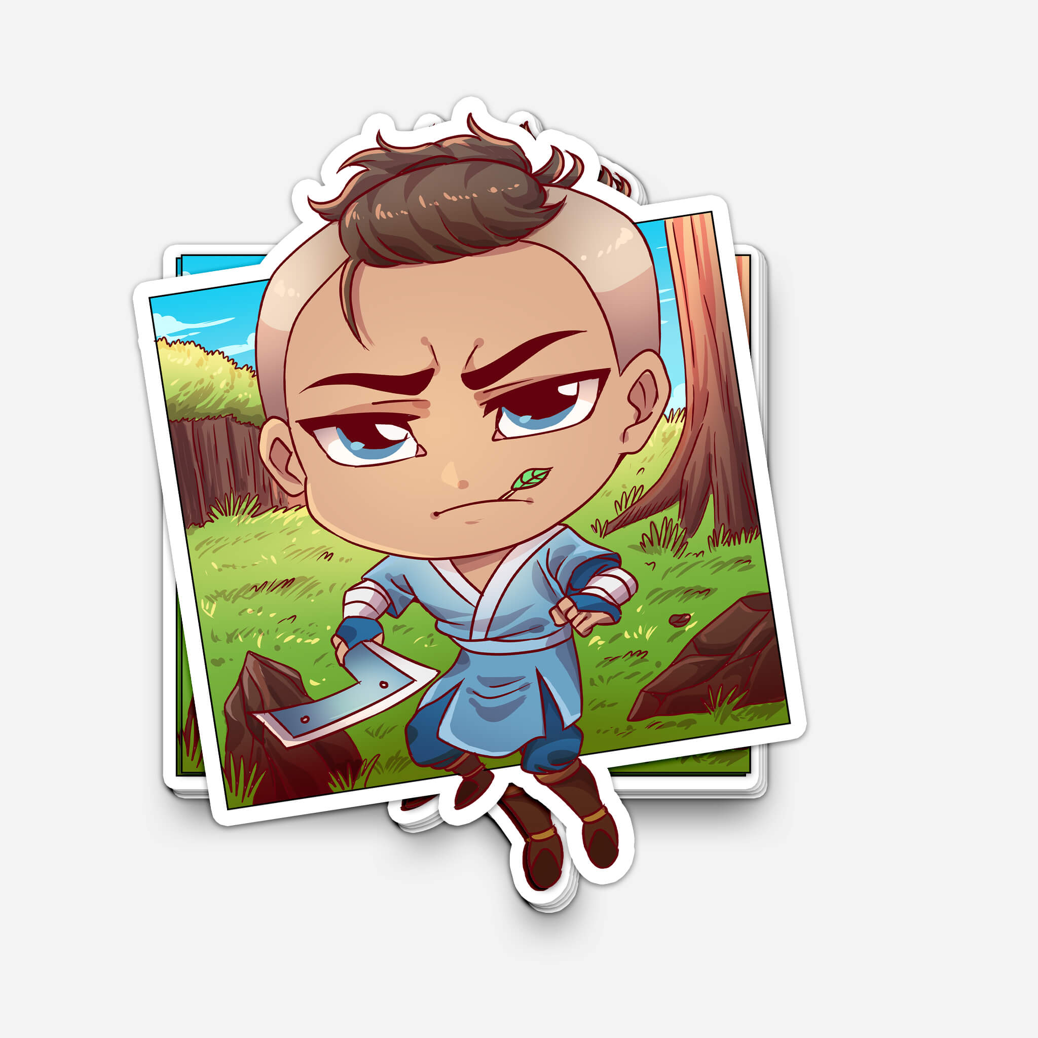 Water Girl Brother Sticker (#800) - Artistic Flavorz