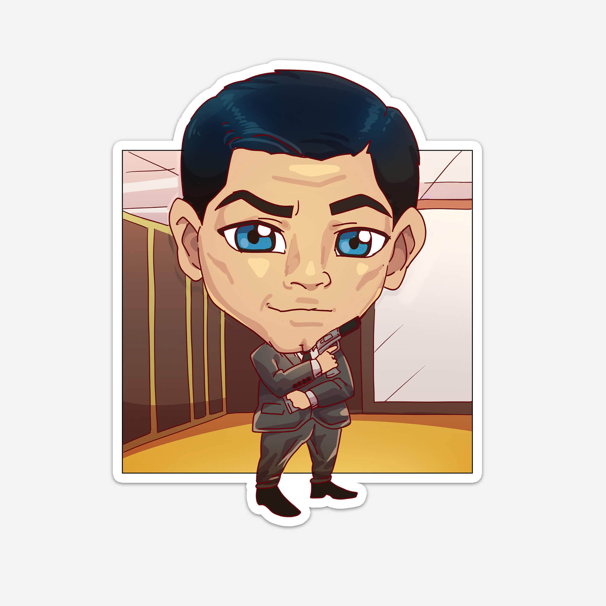 Spy Guy Sticker (#893) - Artistic Flavorz