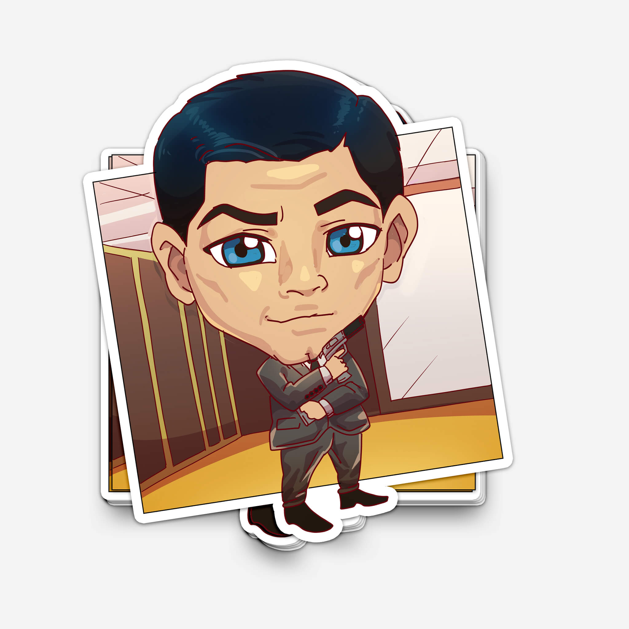 Spy Guy Sticker (#893) - Artistic Flavorz