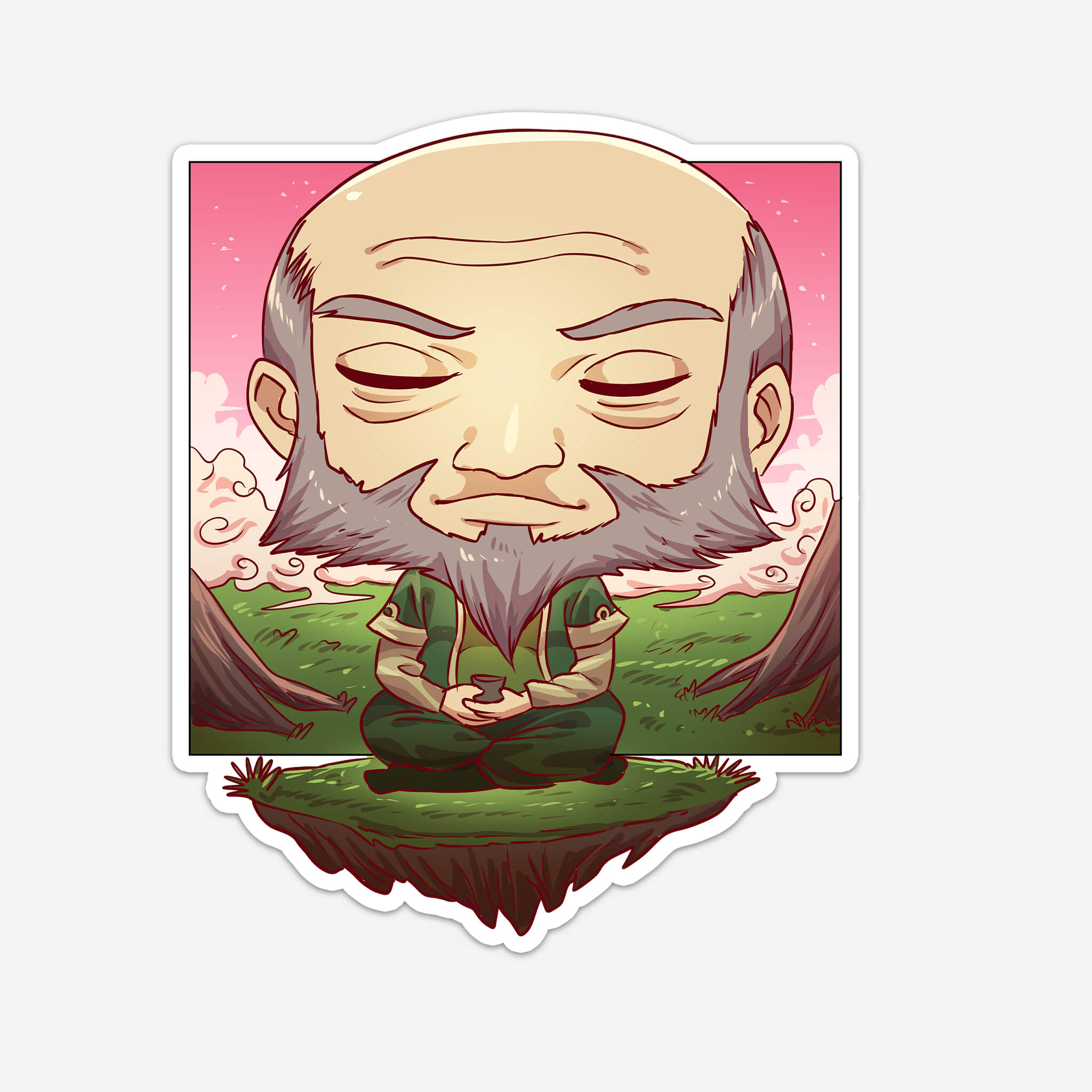 Uncle Fire Sticker (#803) - Artistic Flavorz