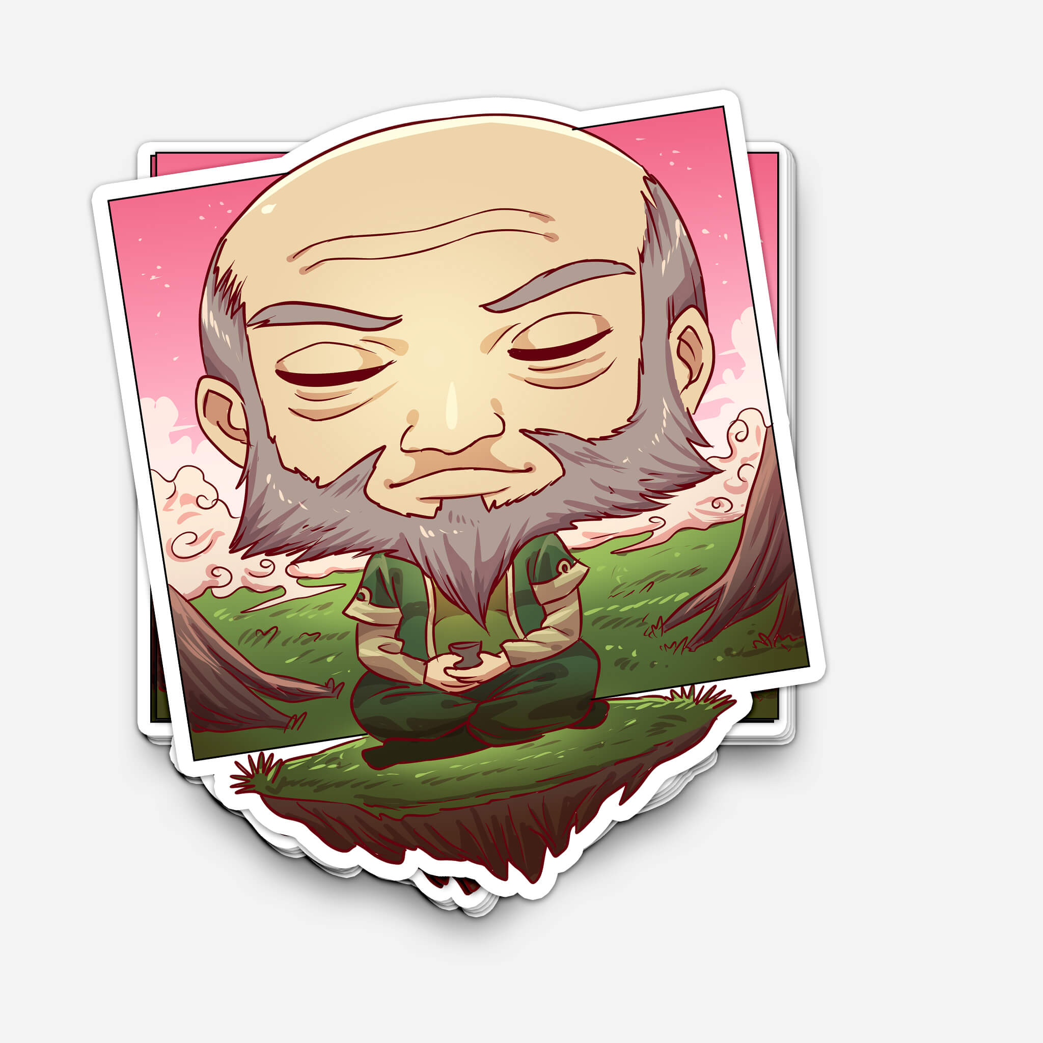 Uncle Fire Sticker (#803) - Artistic Flavorz