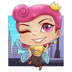 Oddparent Girl Sticker (#795) - Artistic Flavorz