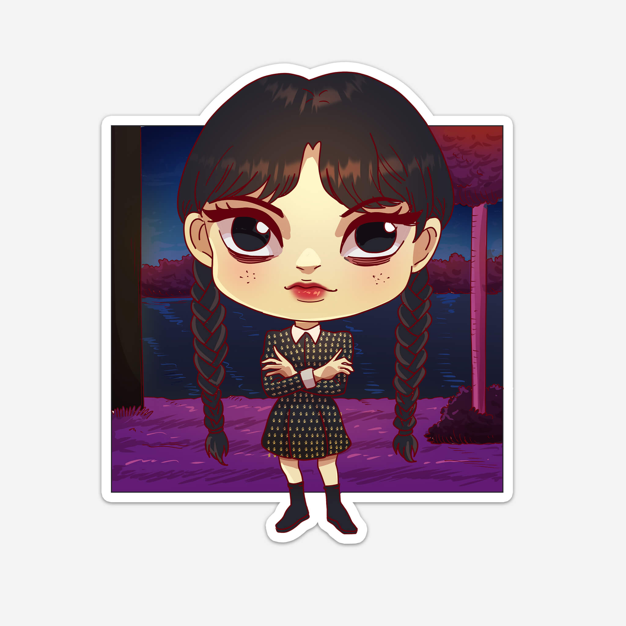 Dark Family Daughter Sticker (#931) - Artistic Flavorz