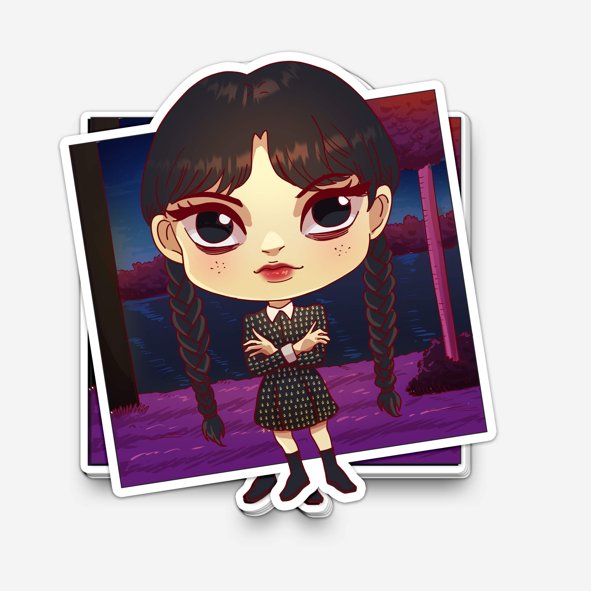 Dark Family Daughter Sticker (#931) - Artistic Flavorz