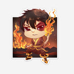 Fire Boy Sticker (#802) - Artistic Flavorz