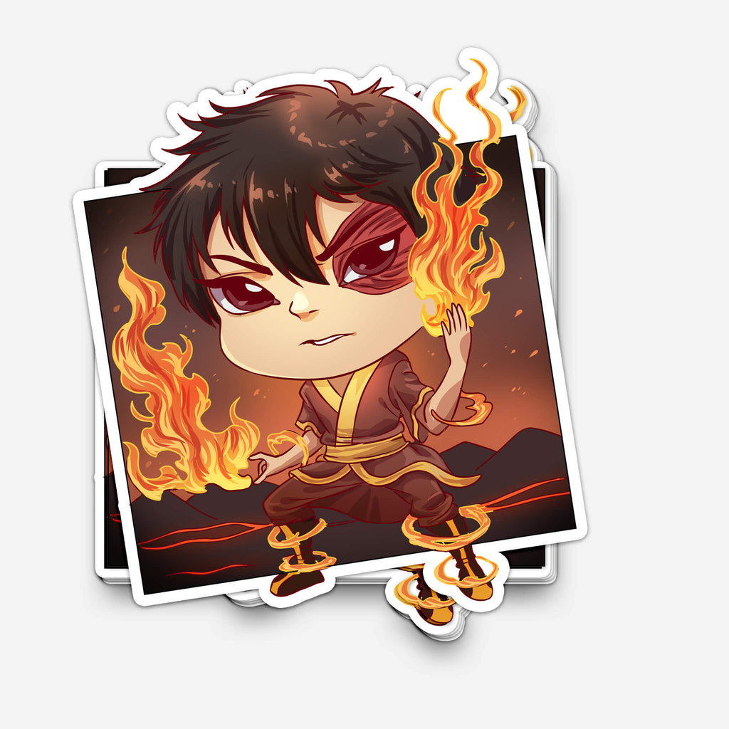 Fire Boy Sticker (#802) - Artistic Flavorz