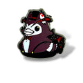 Mini pin esmaltado de búho, gato y patito HH