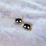 Black Cat Stud Earrings - Artistic Flavorz