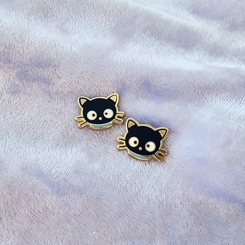 Black Cat Stud Earrings - Artistic Flavorz