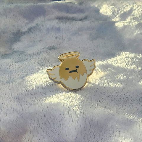 Angel Egg Mini Enamel Pin - Artistic Flavorz