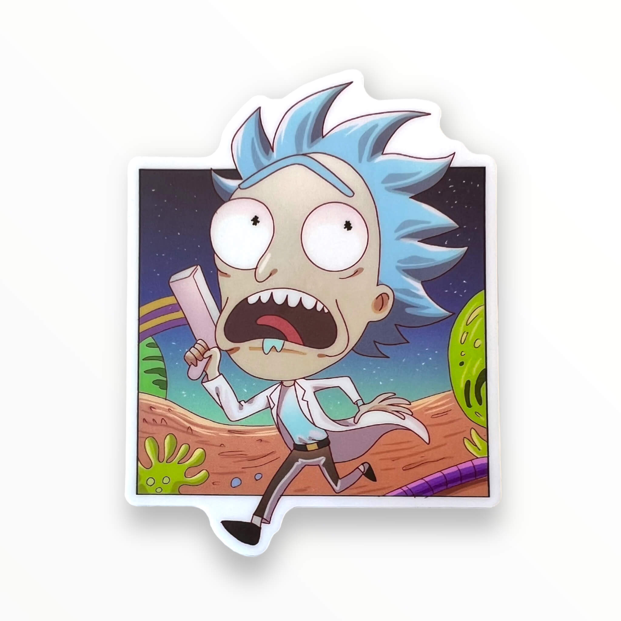 Time Traveling Uncle Sticker (#937) - Artistic Flavorz