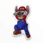 Favorite Experiment Red Plumber Sticker (#1011) - Artistic Flavorz