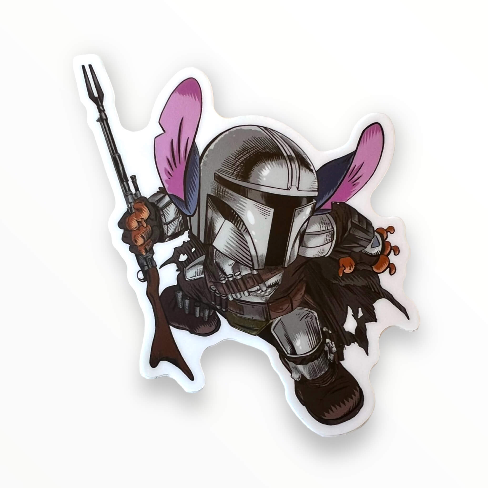 Favorite Experiment Mando Sticker (#971) - Artistic Flavorz