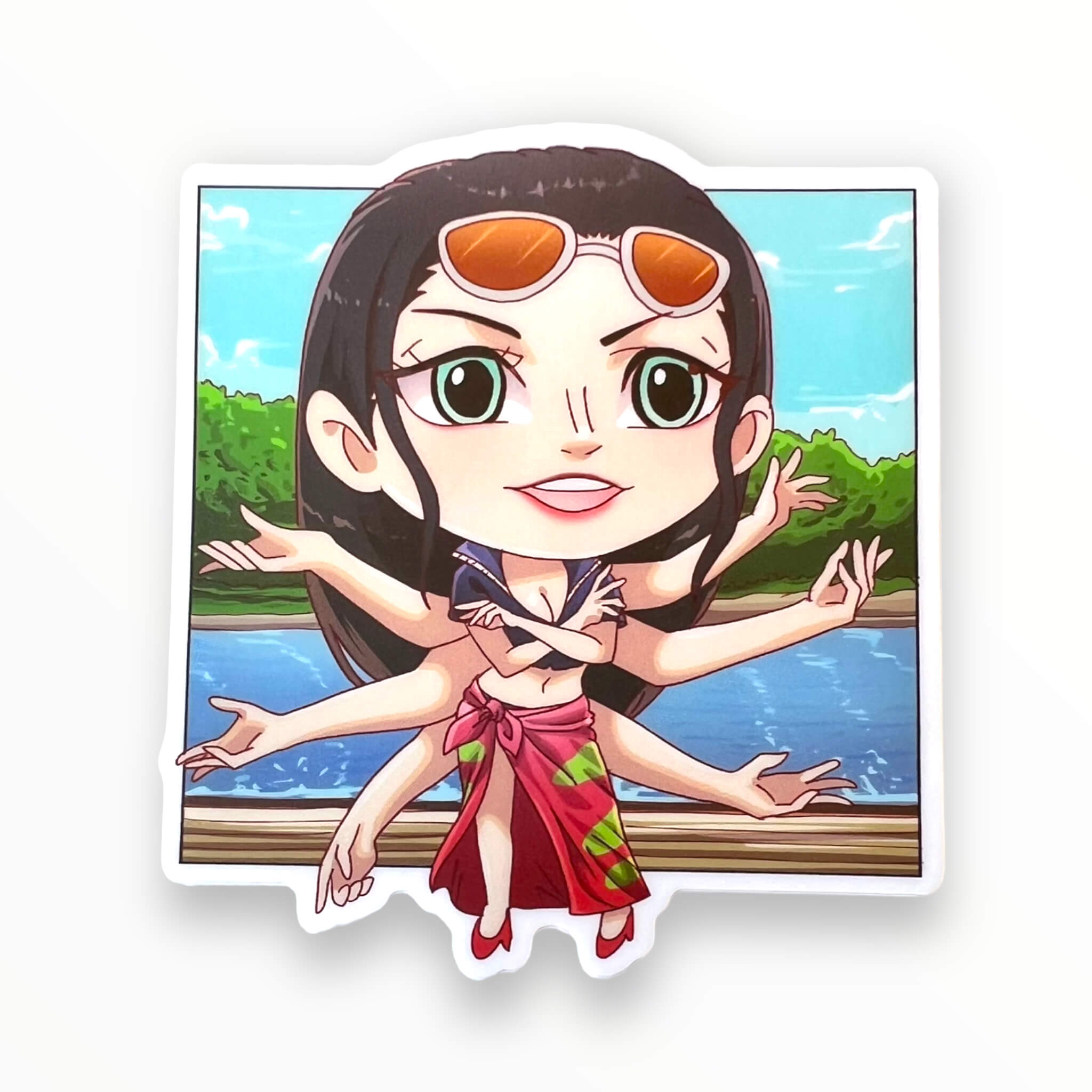 The One Devil Child Pirate Sticker (#949) - Artistic Flavorz