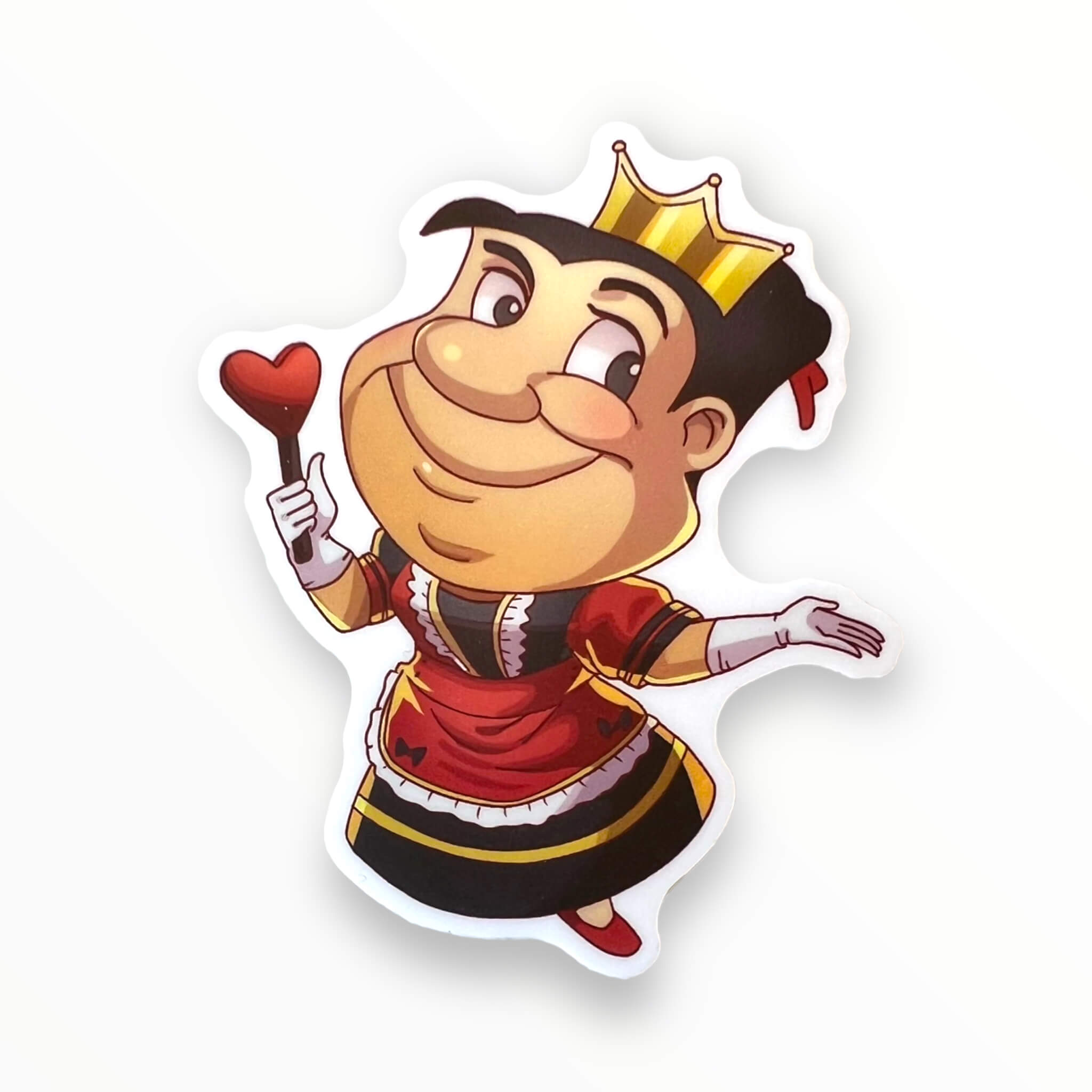 Heart to Heart Villain Maid Sticker (#1035) - Artistic Flavorz