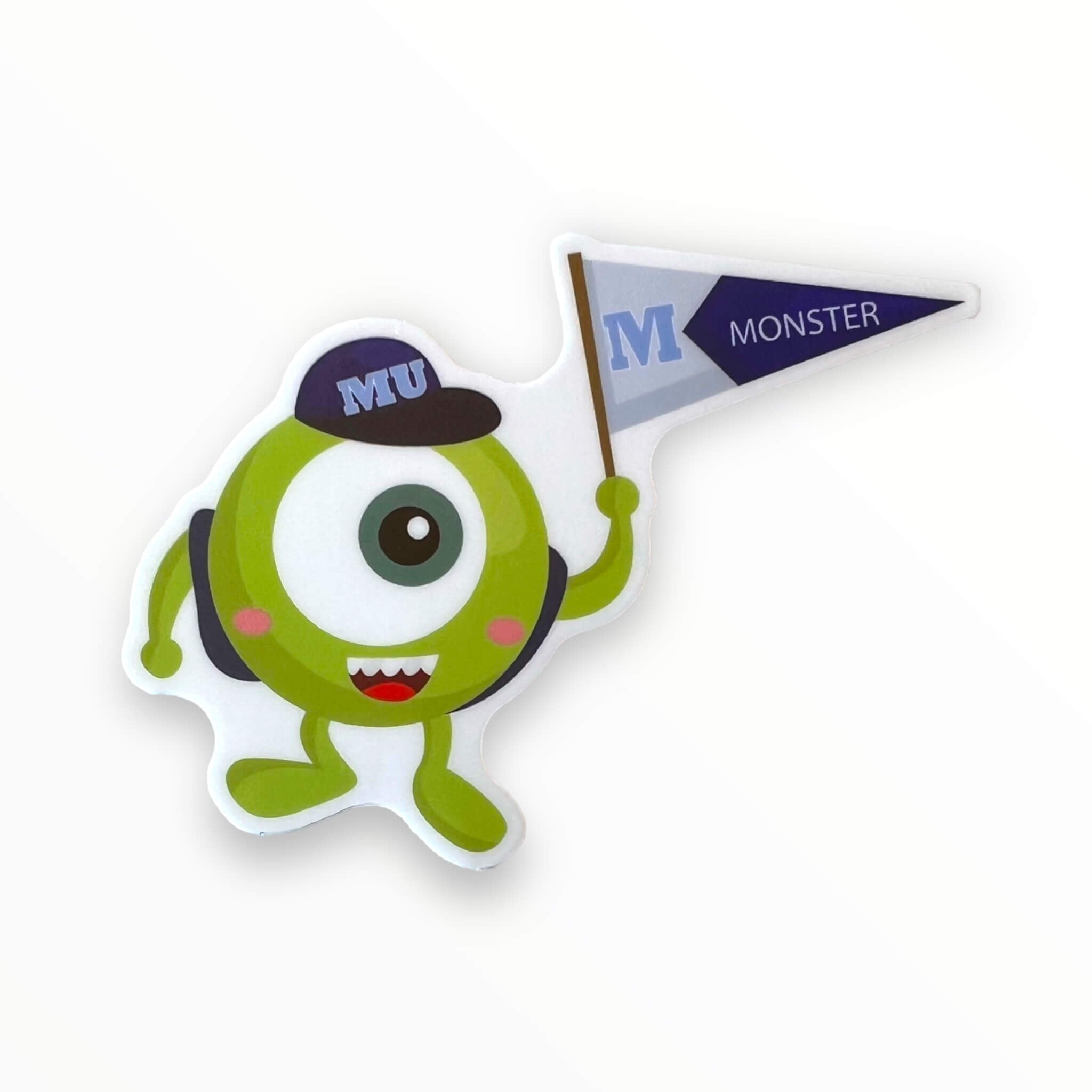 One Eyed Green Monster Sticker (#804) - Artistic Flavorz