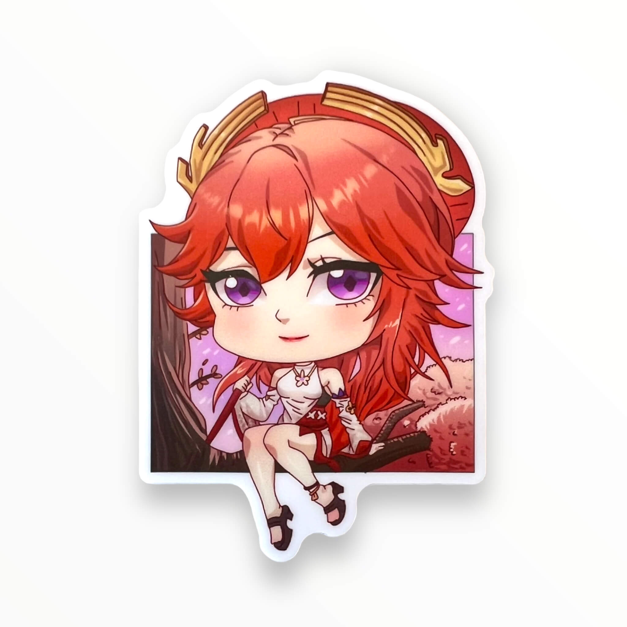 Genshin Yae Miko Sticker (#827) - Artistic Flavorz