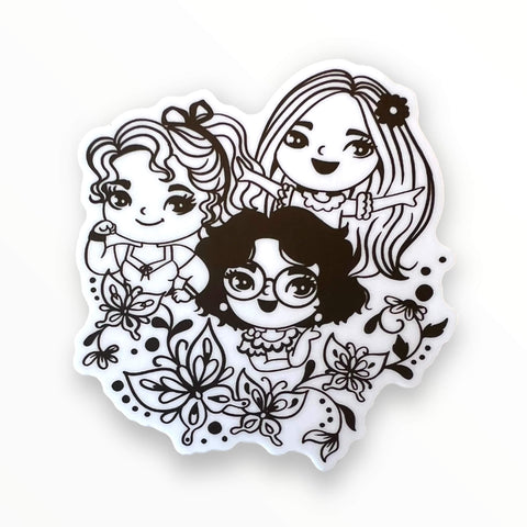 Magical Sisters Sticker (#968) - Artistic Flavorz