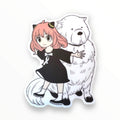 Spy Girl and Dog Sticker (#1051) - Artistic Flavorz