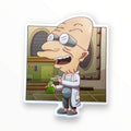 Future Space Professor Sticker (#918) - Artistic Flavorz