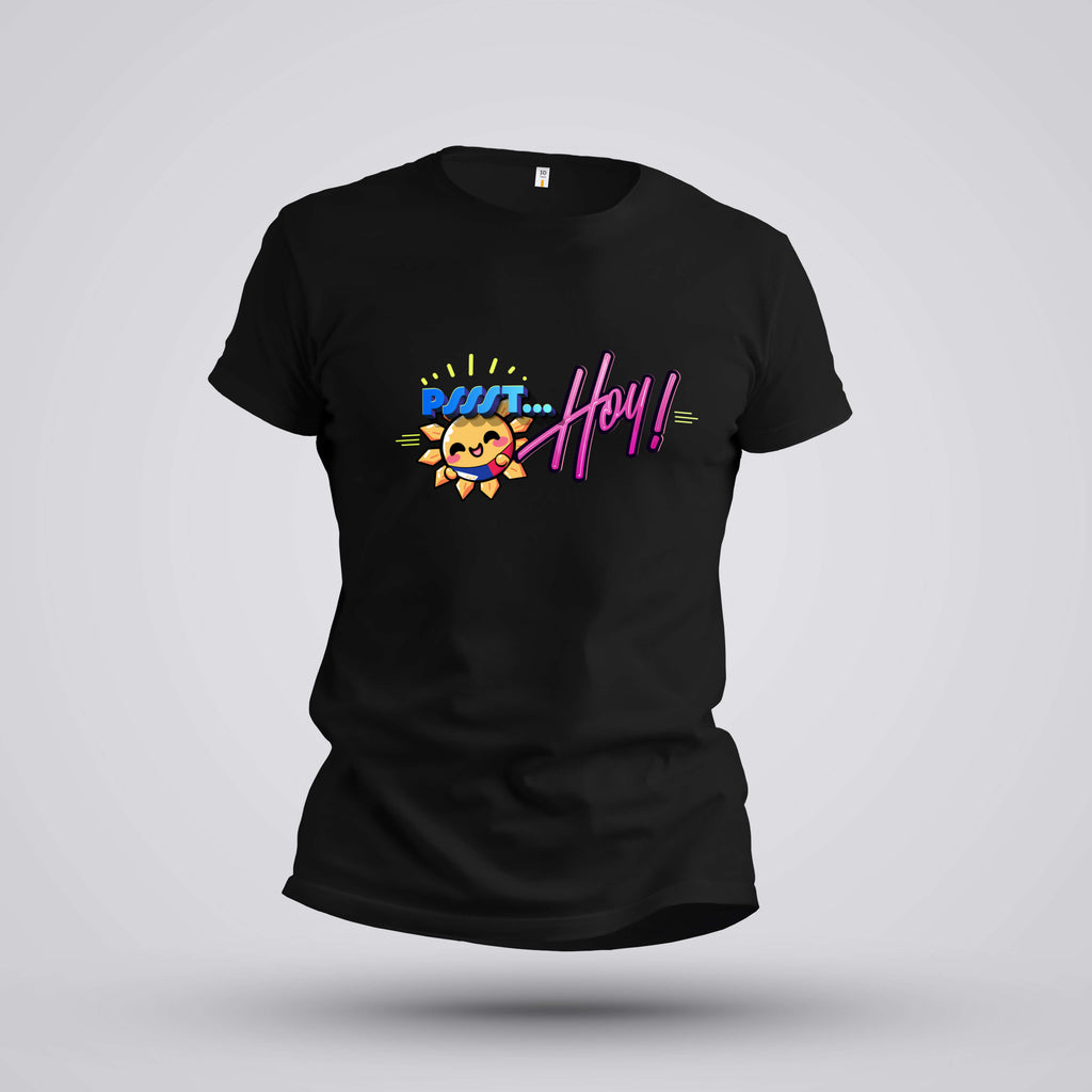 Pssst Hoy Black T-Shirt - Artistic Flavorz