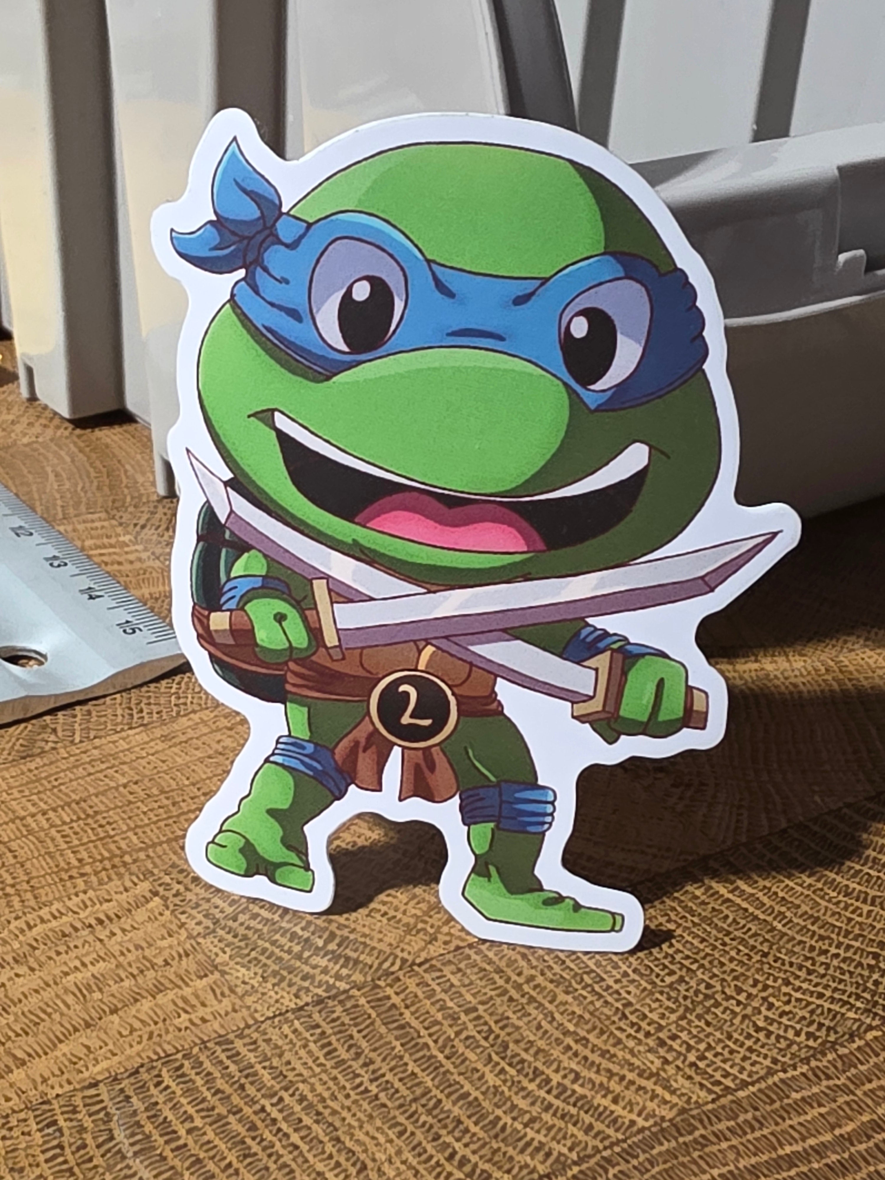 Leader Blue Teen Turtle Sticker (G2#62)