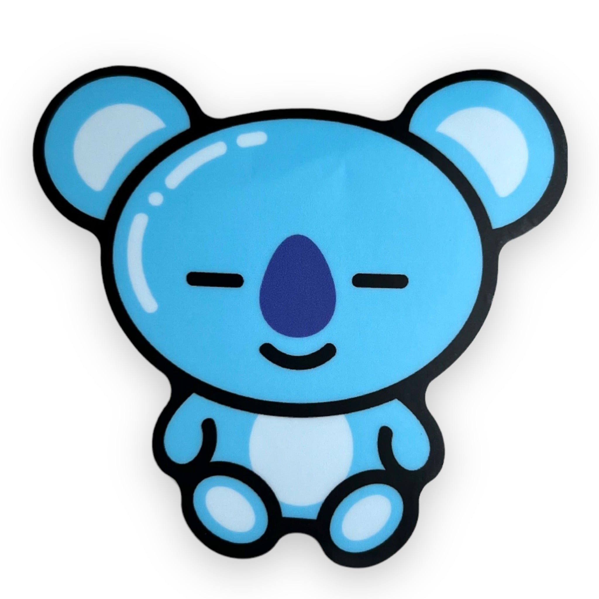 Boy Band Blue Koala Sticker (#652) - Artistic Flavorz