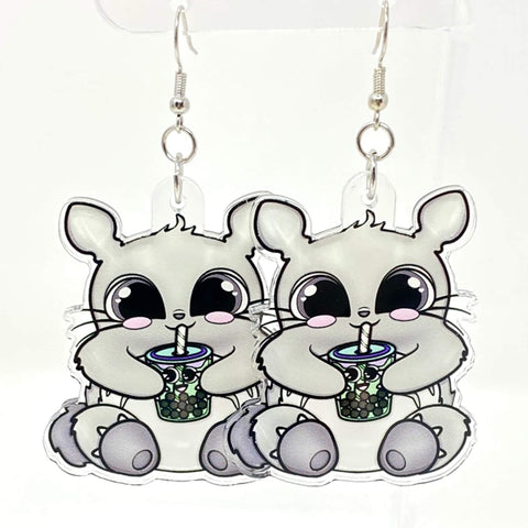 Totoro Acrylic Earrings - Artistic Flavorz