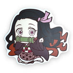 Chibi Running Sister DS Sticker (#440) - Artistic Flavorz
