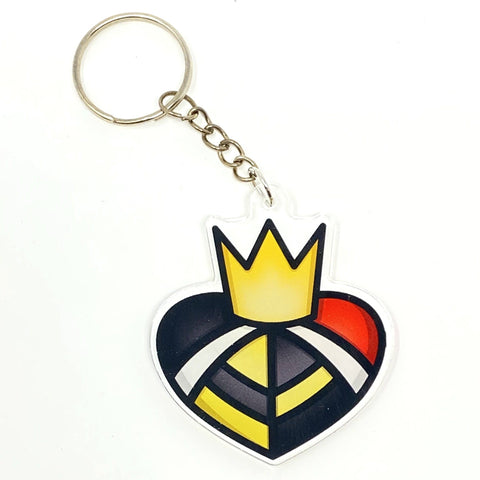 Queen of Hearts Acrylic Keychain | Acrylic Keychains Artistic FlavorzArtistic Flavorz