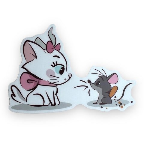 Sassy Kitty Friends Sticker (#587) - Artistic Flavorz