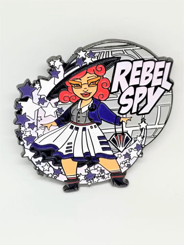 Rebel Spy Enamel Pin - Artistic Flavorz