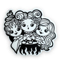 Witchy Sisters Sticker (#640) - Artistic Flavorz