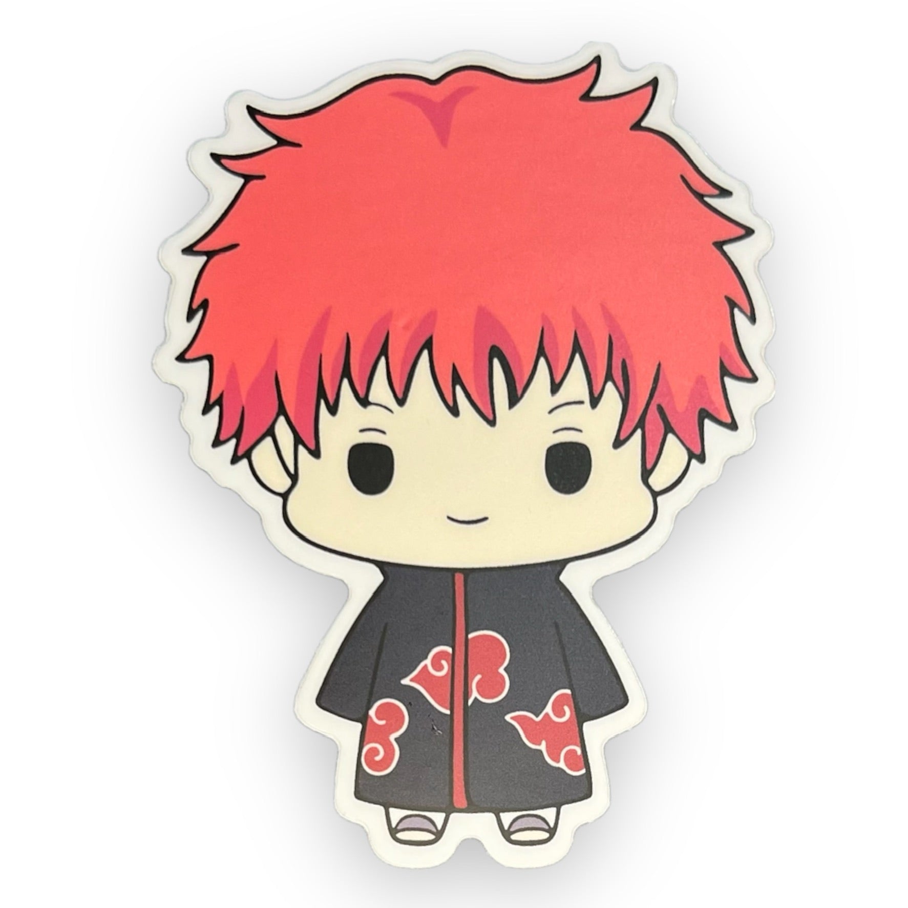 Chibi Redhead Cloud Jacket Sticker (#699) - Artistic Flavorz